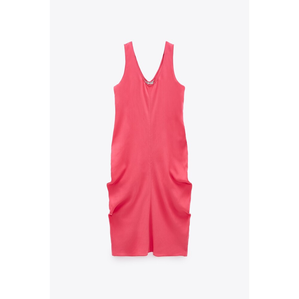 Pink Zara Scoop Neck Sleeveless Dress (NWT)